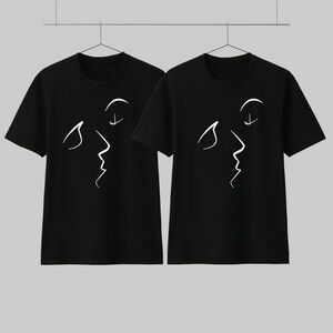 Couple Tshirt -cotton Unisex